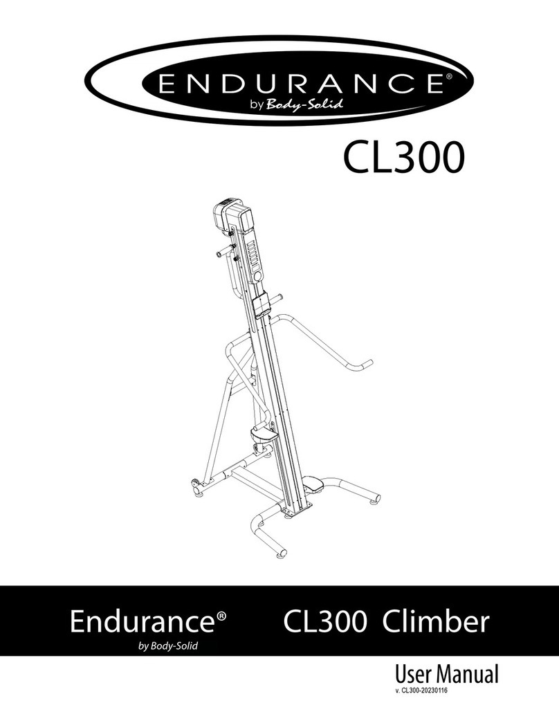 Body Solid Endurance CL300 user manual