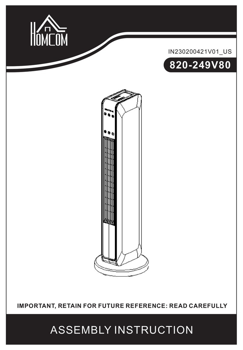 HOMCOM 820-249V80 User manual