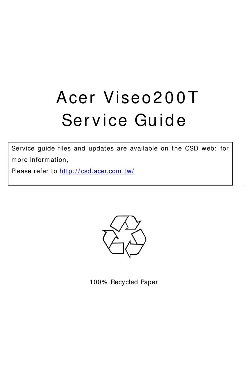 Acer Viseo200T User manual