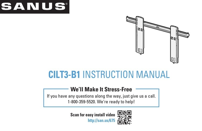 Sanus CILT3-B1 User manual