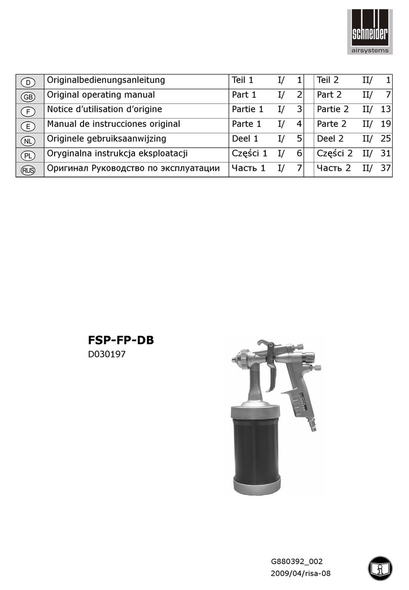 Schneider Airsystems FSP-FP-DB Installation instructions