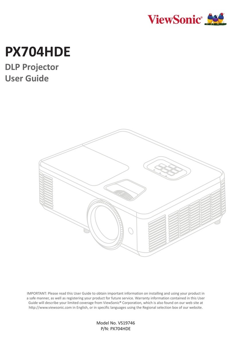 ViewSonic PX704HDE User manual
