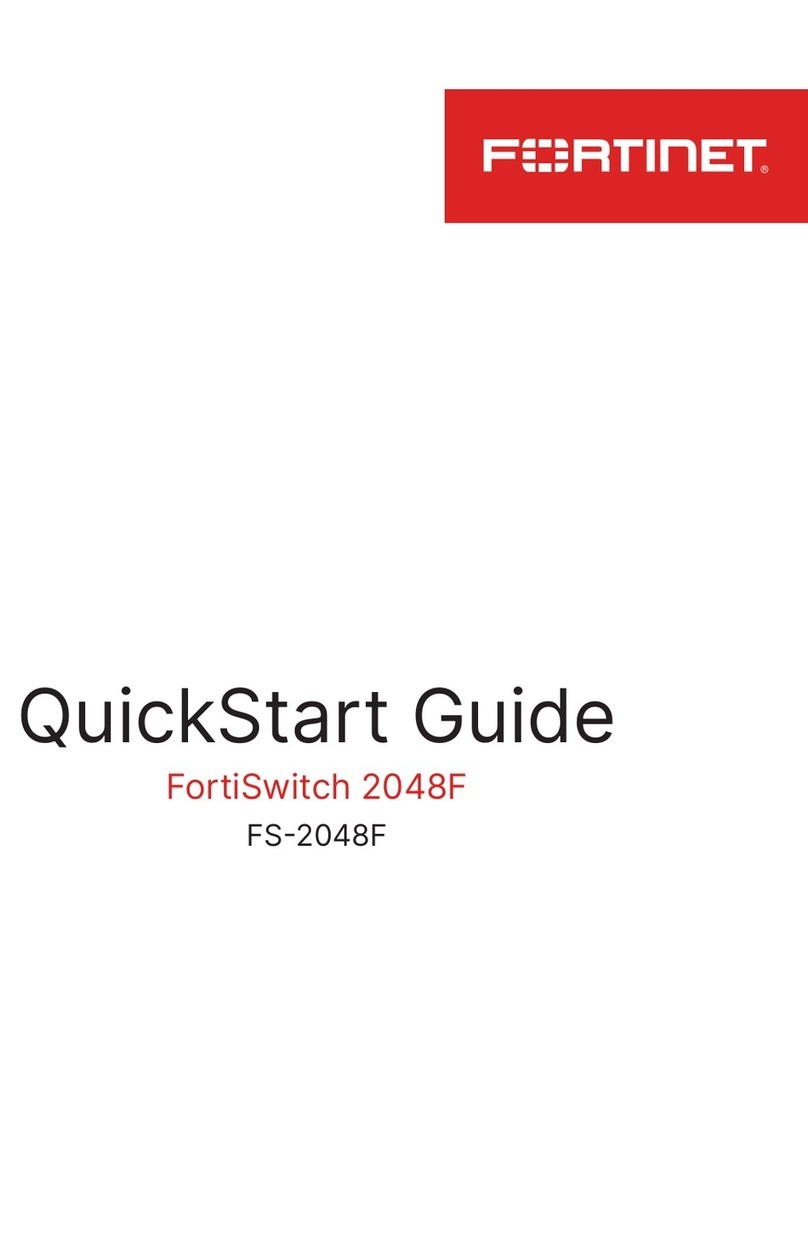 Fortinet FortiSwitch 2048F User manual