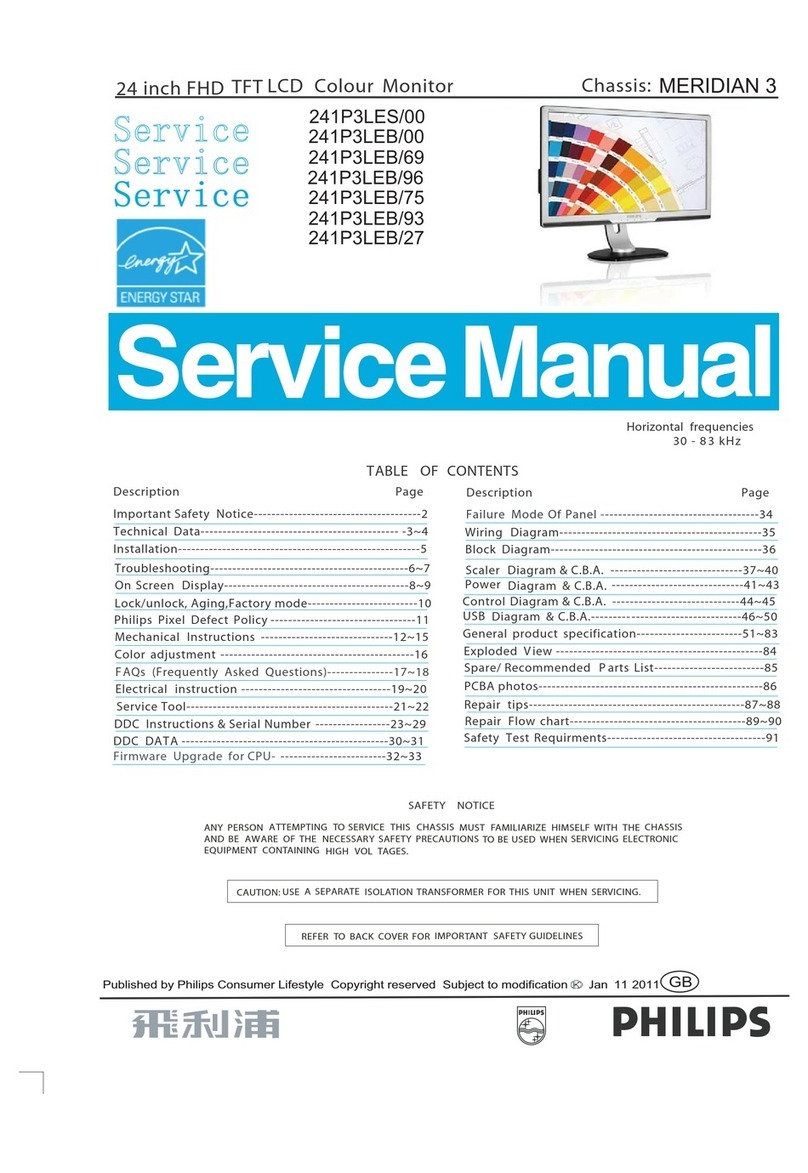 Philips 241P3LES/00 User manual