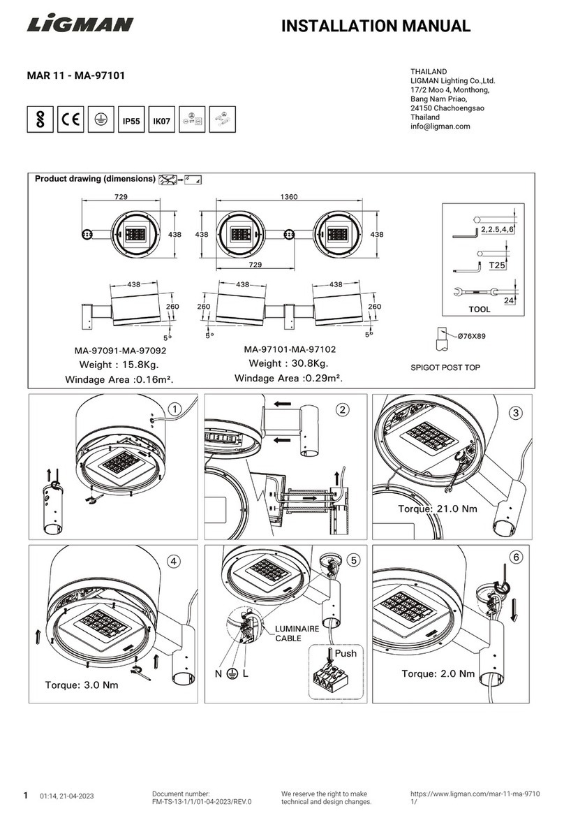 LIGMAN MAR 11 installation manual