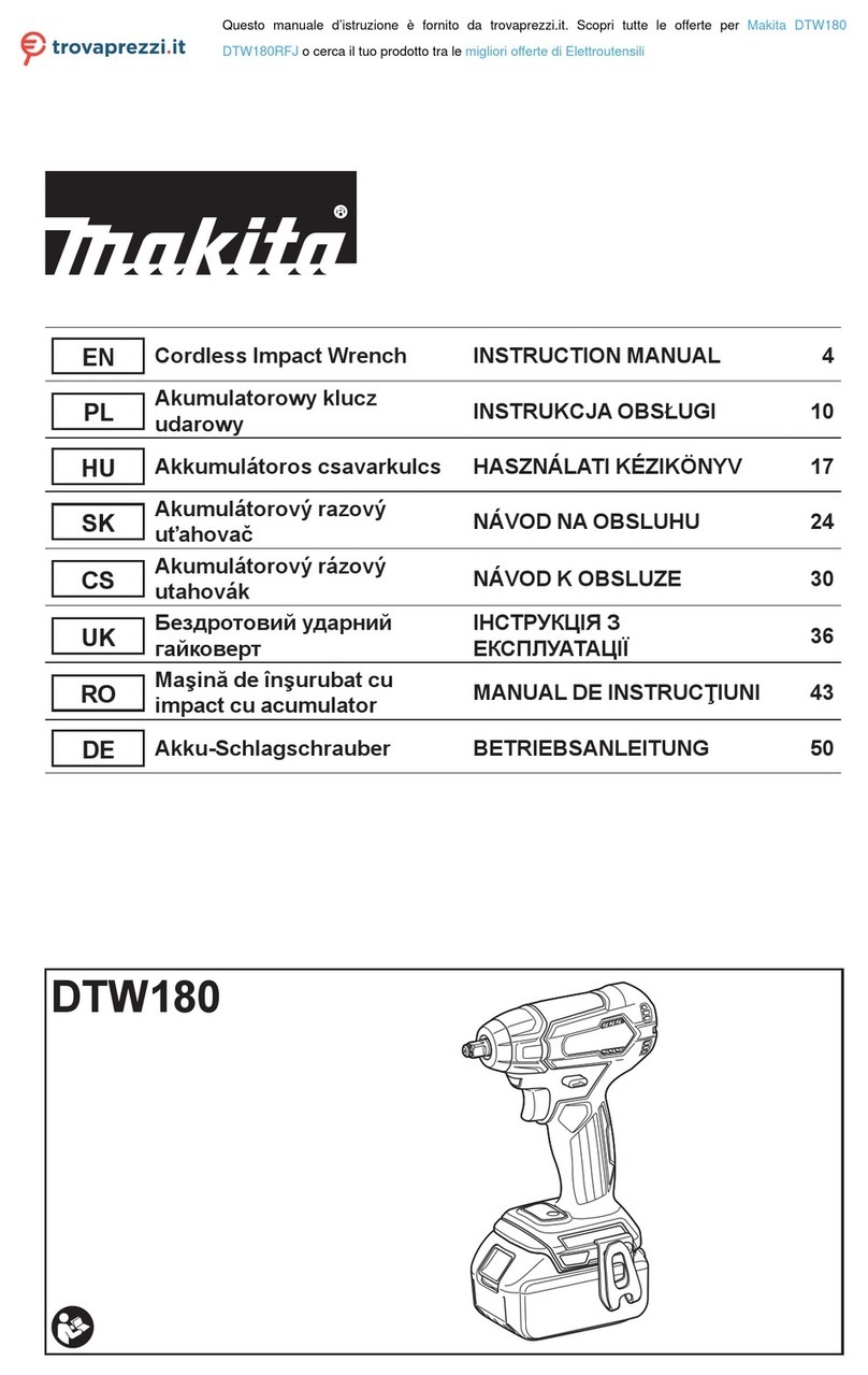 Makita DTW180RFJ User manual