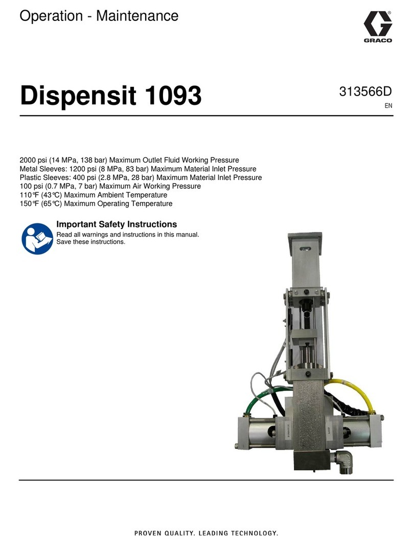 Graco 1093 operation & maintenance