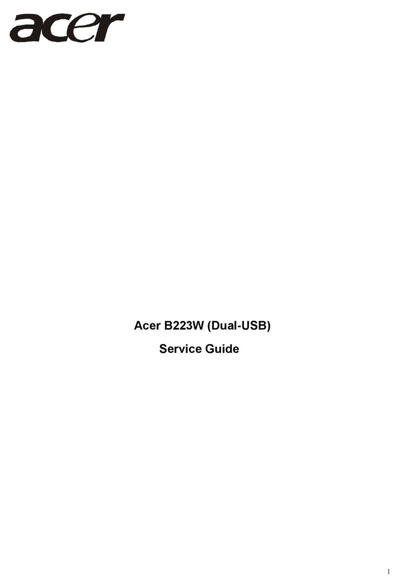 Acer B223W - Bdmr - 22" LCD Monitor User manual Acer B223W - Bdmr - 22" LCD Monitor User manual