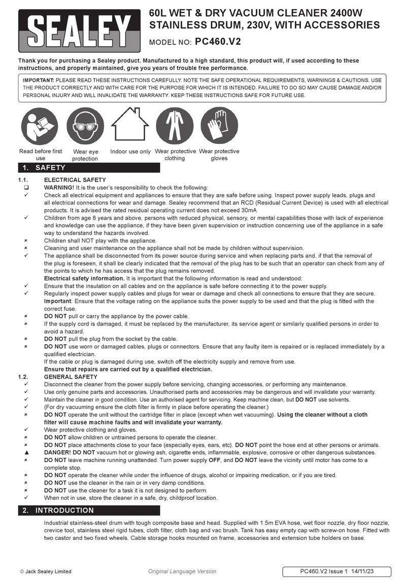 Sealey PC460.V2 manual