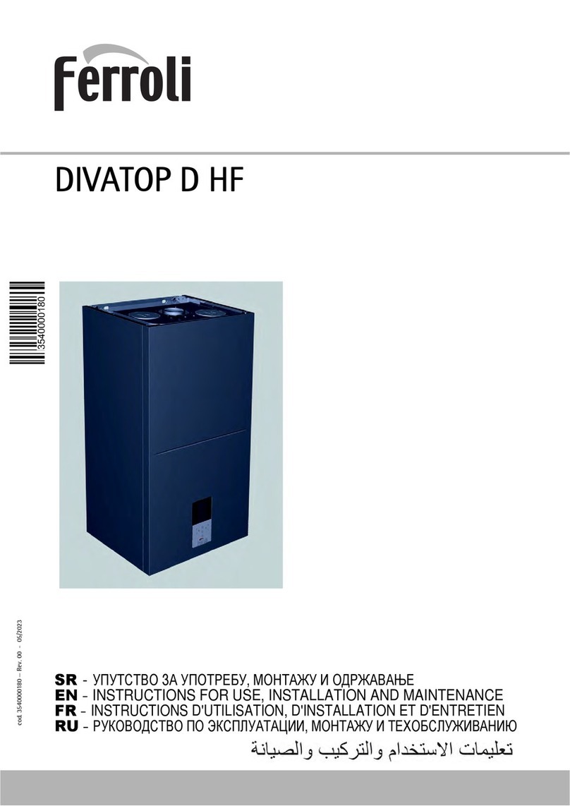 Ferroli DIVATOP D HF Technical manual