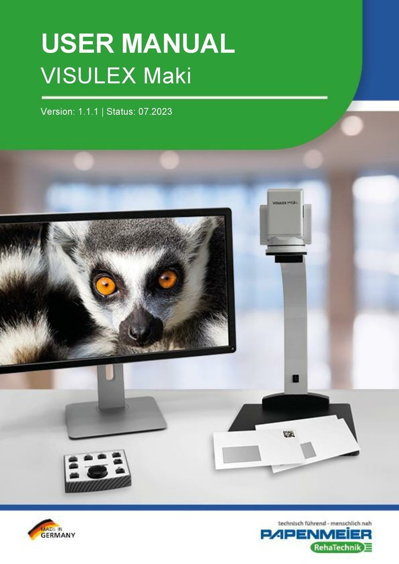 Papenmeier RehaTechnik VISULEX Maki User manual