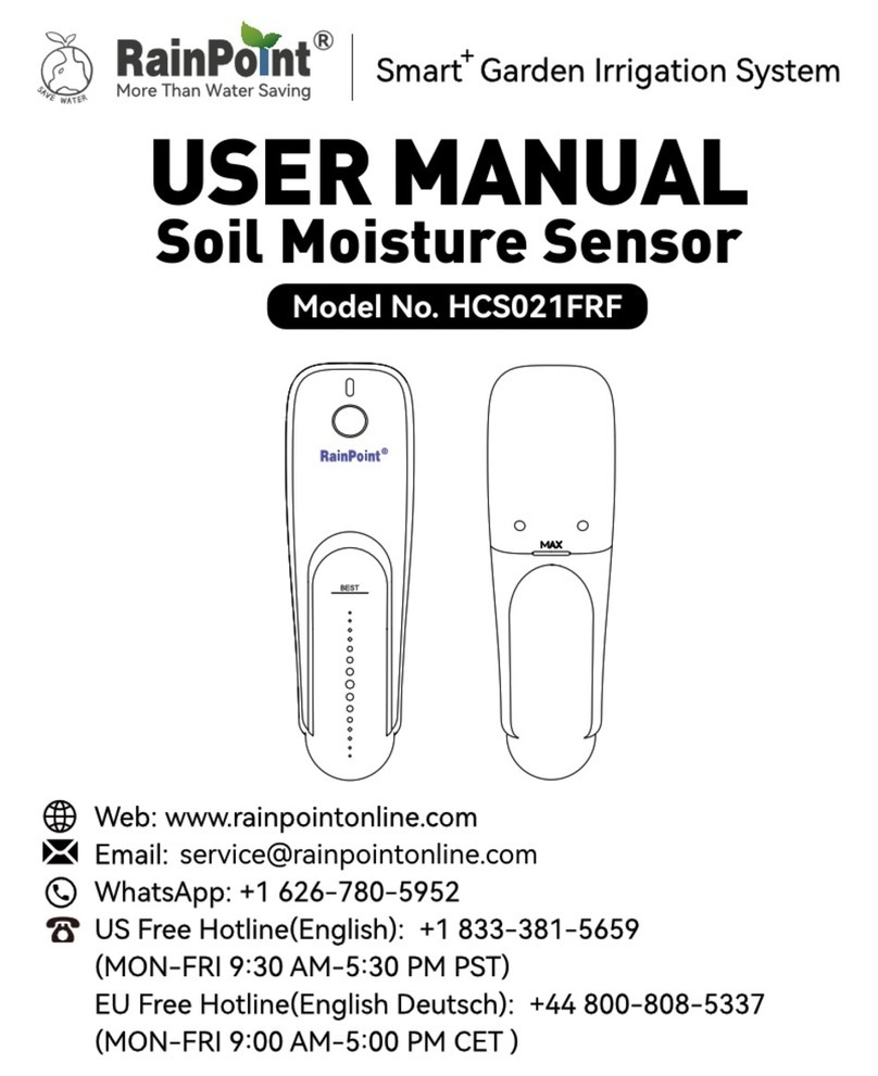 RainPoint HCS021FRF user manual