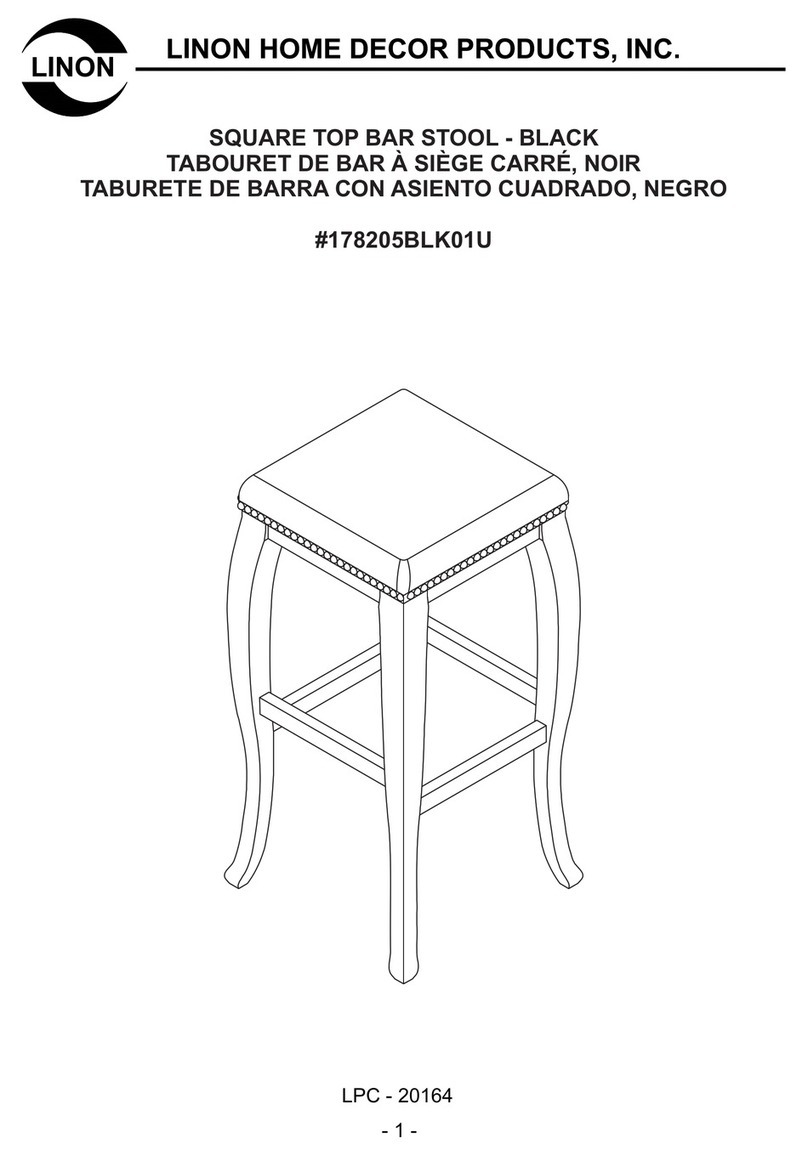 Linon 178205BLK01U User manual