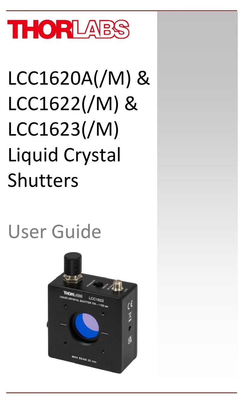 THORLABS LCC1620A User manual