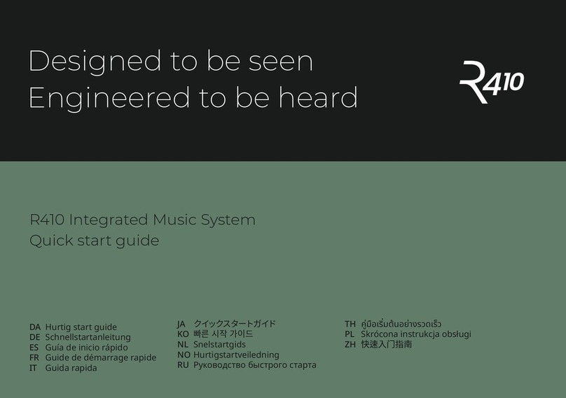 Ruark Audio R410 User manual