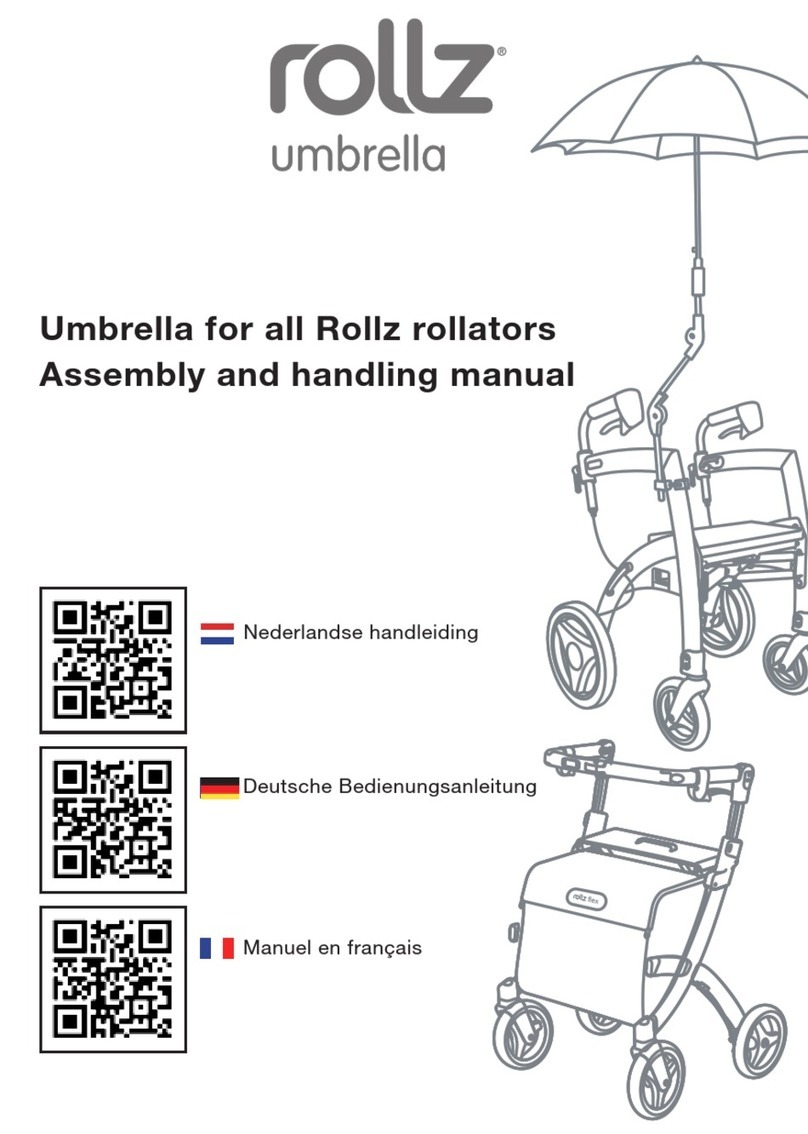 Rollz Umbrella Assembly and handling manual Rollz Umbrella Assembly and handling manual