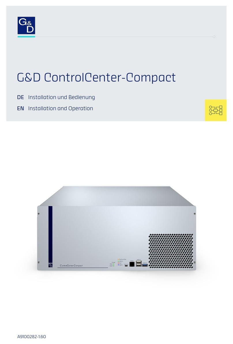 G&D ControlCenter-Compact manual G&D ControlCenter-Compact manual