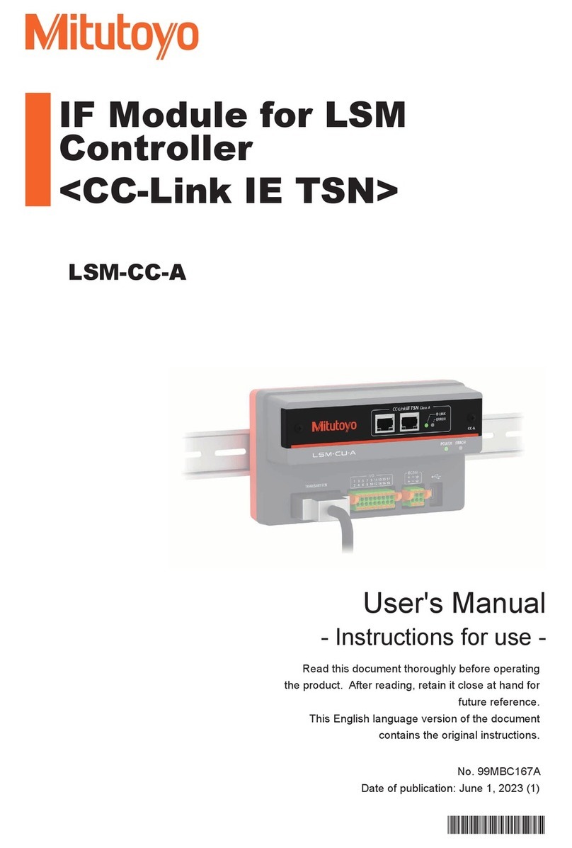 Mitutoyo LSM-CC-A User manual