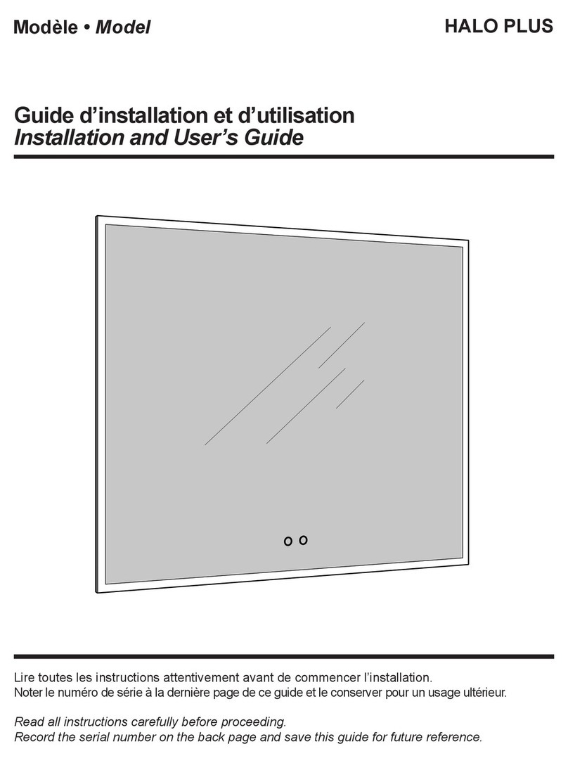 Fleurco HALO PLUS MHAP1836 Installation and user guide Fleurco HALO PLUS MHAP1836 Installation and user guide