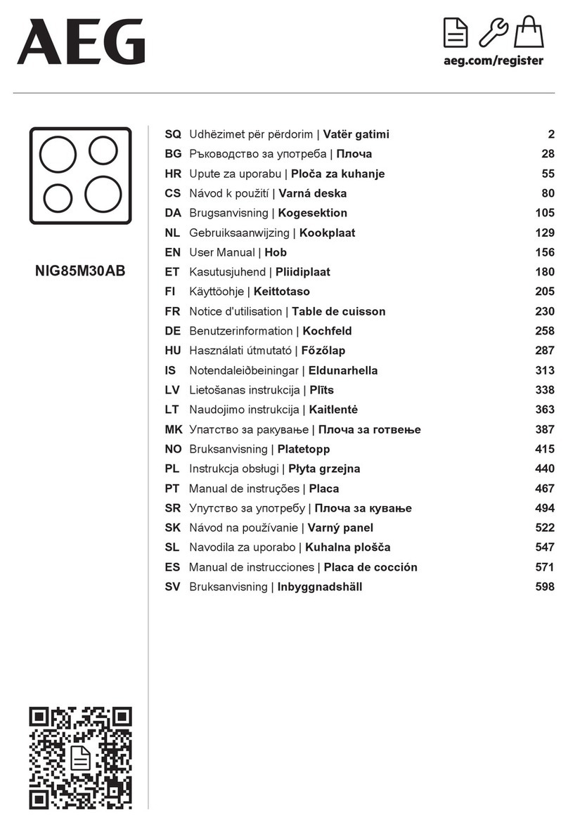 AEG NIG85M30AB User manual