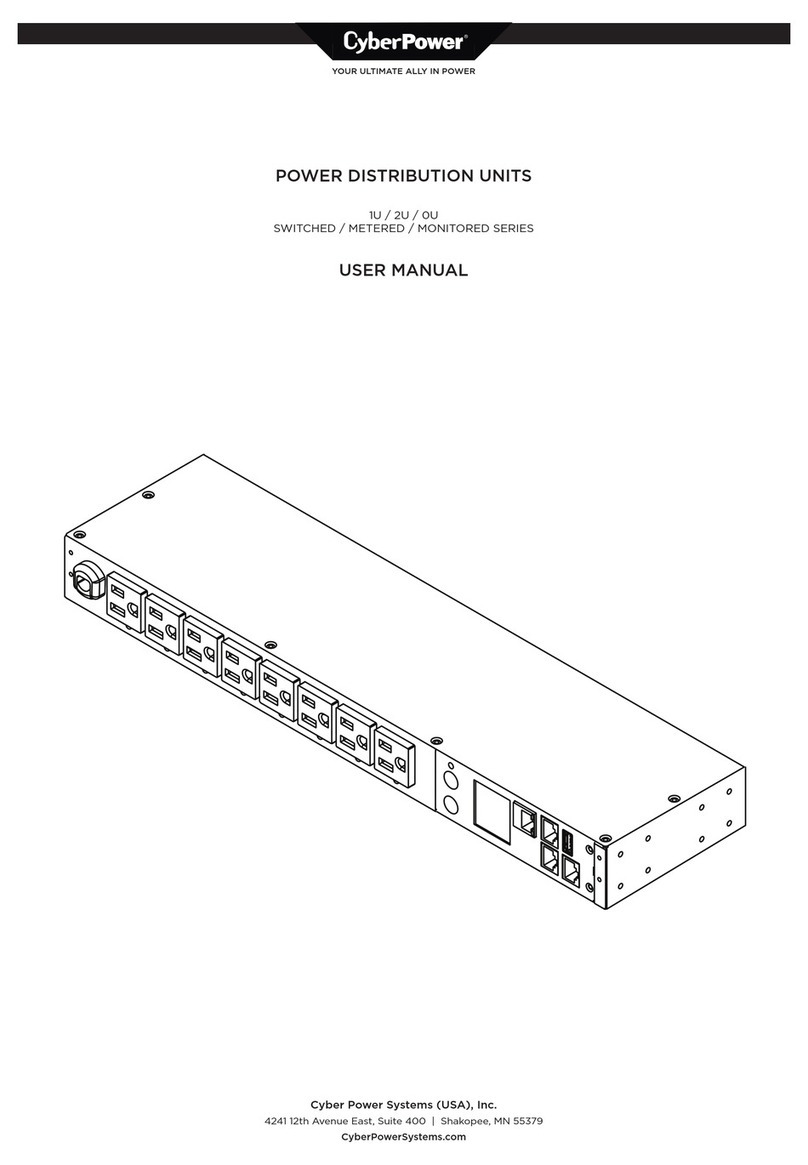 CyberPower 1U Series user manual CyberPower 1U Series user manual