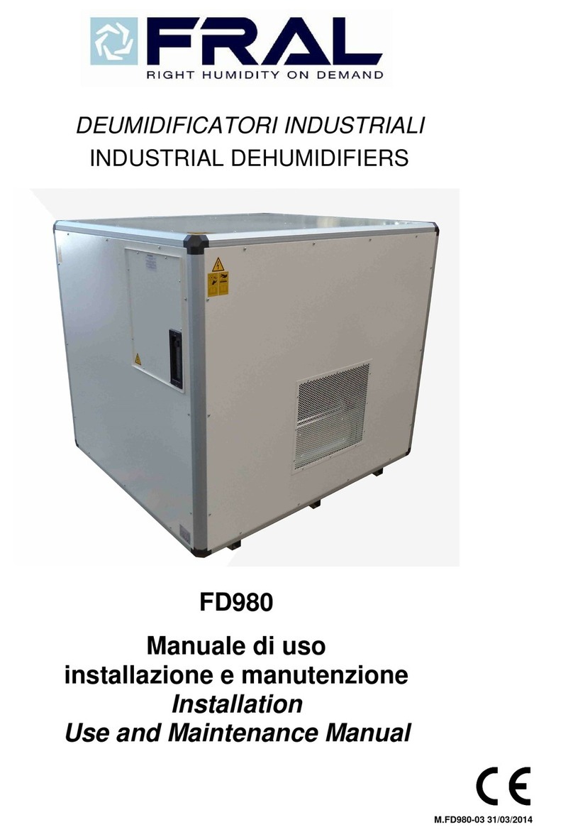 Fral FD980 User manual Fral FD980 User manual