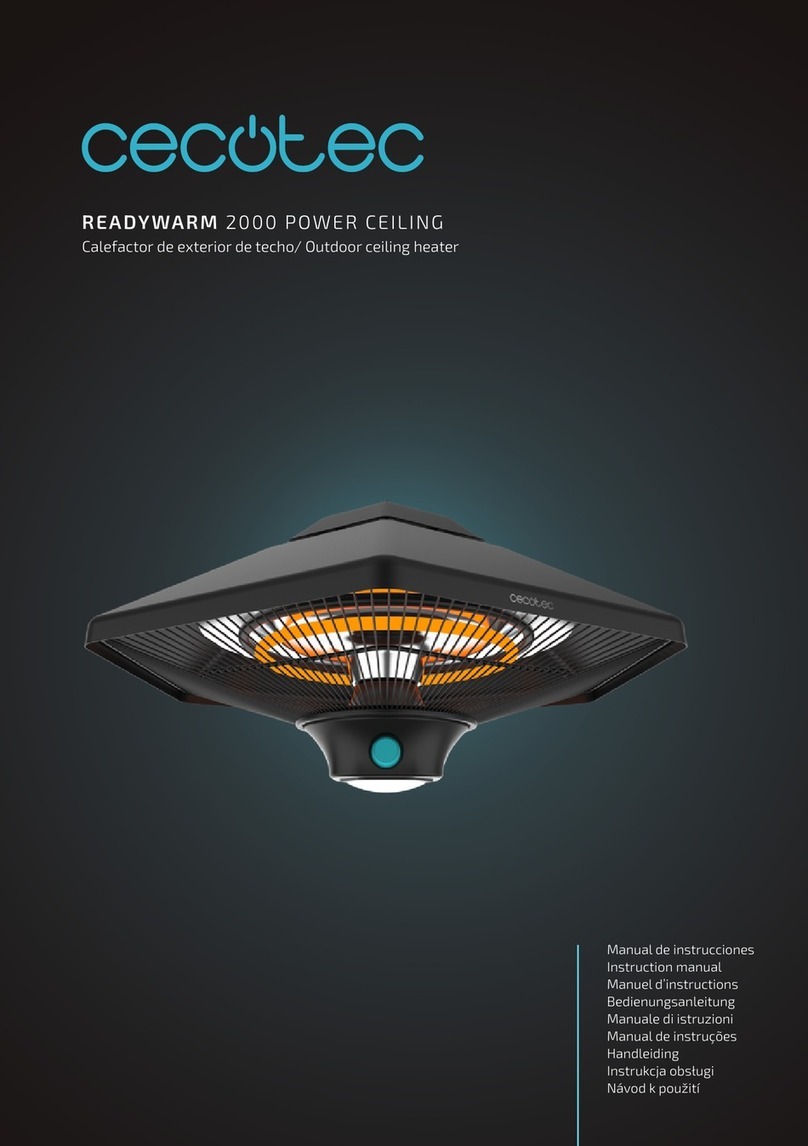 cecotec READYWARM 2000 POWER TOWER instruction manual