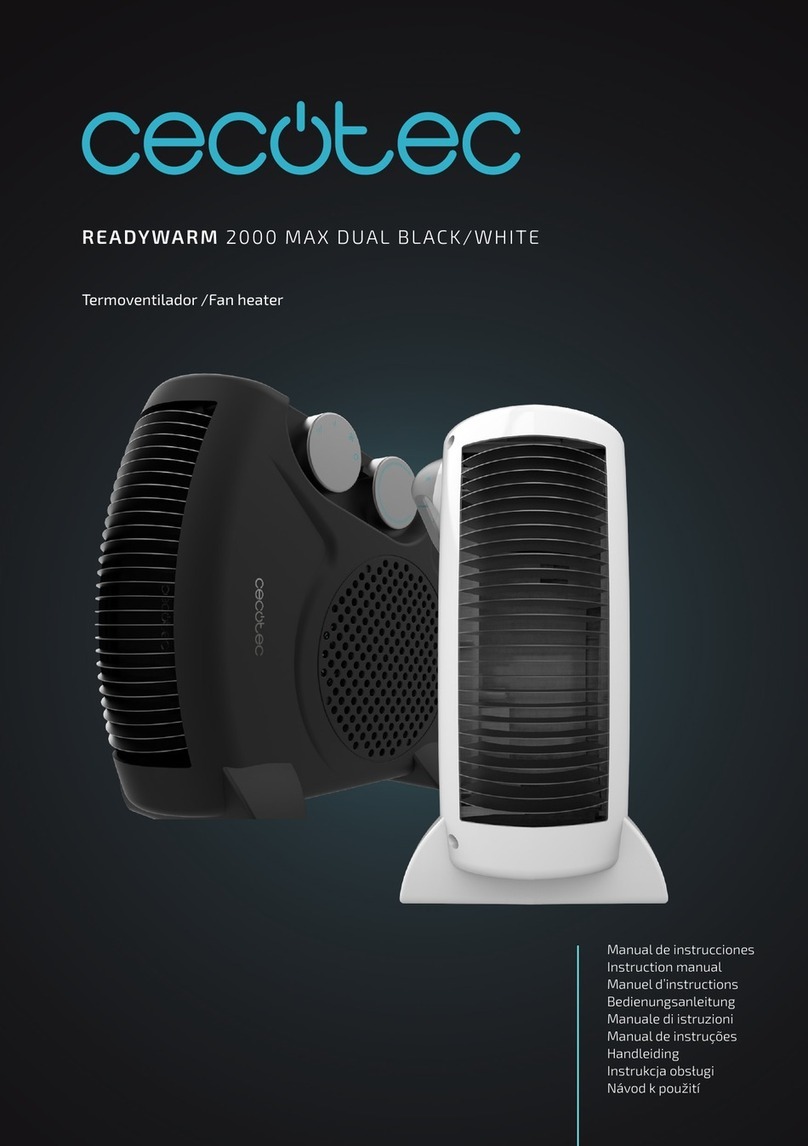 cecotec READYWARM 2000 MAX CERAMIC ROTATE DESIGN User manual cecotec READYWARM 2000 MAX CERAMIC ROTATE DESIGN User manual
