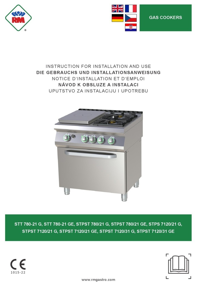 RM STT 780-21 G Instructions for installation and use