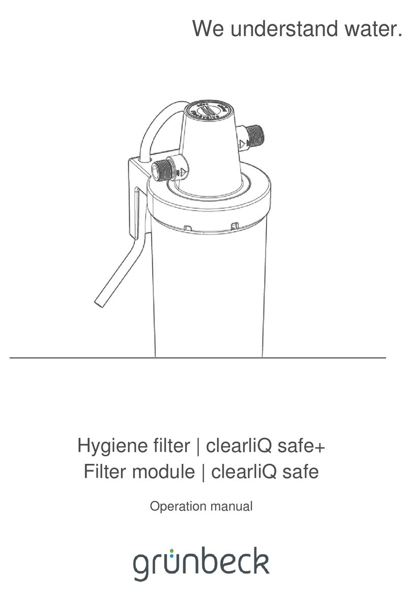 Grunbeck clearliQ safe+ Operation manual
