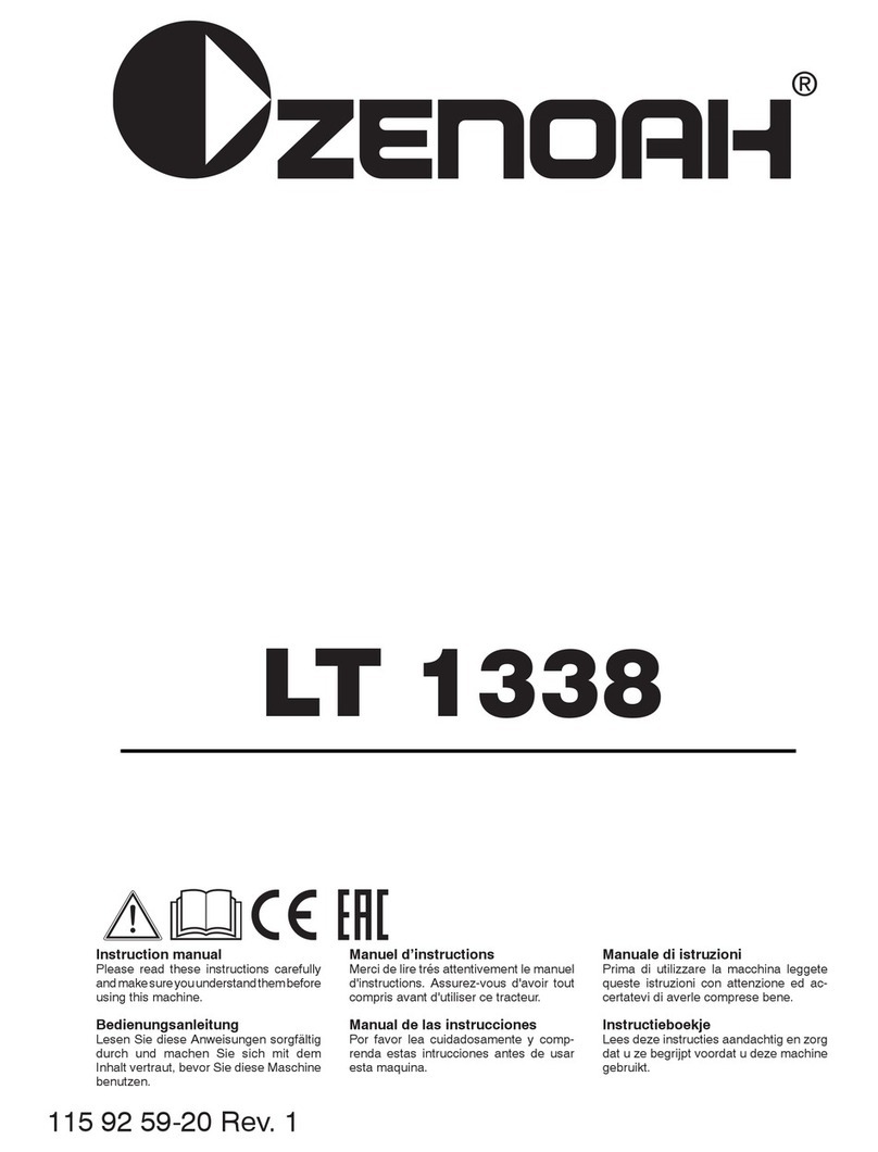Zenoah LT 1338 instruction manual