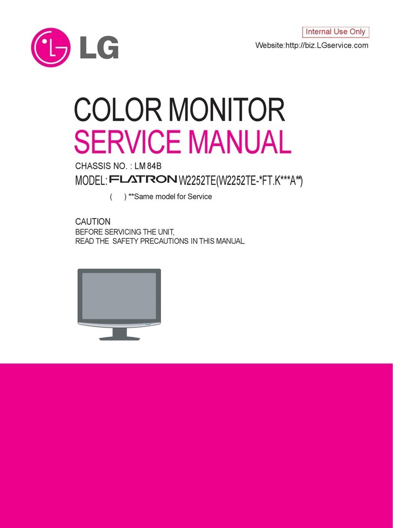 LG Flatron W2252TE User manual