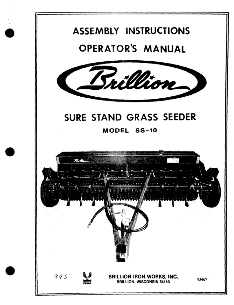 Brillion SS-10 Assembly instructions operator's manual