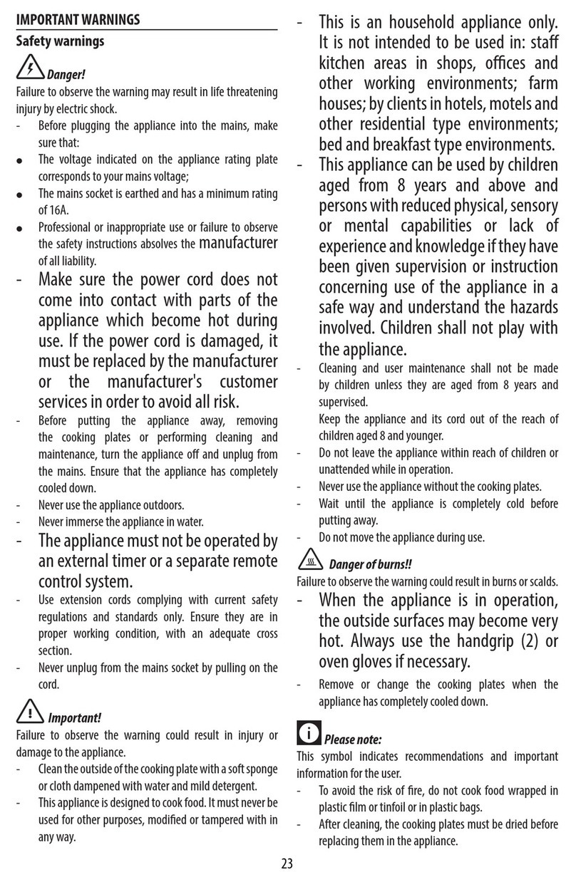 DeLonghi CGH1112D User manual