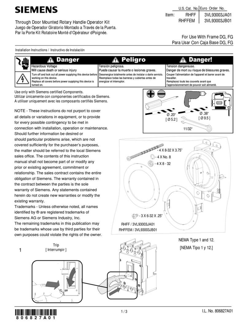 Siemens RHFF manual