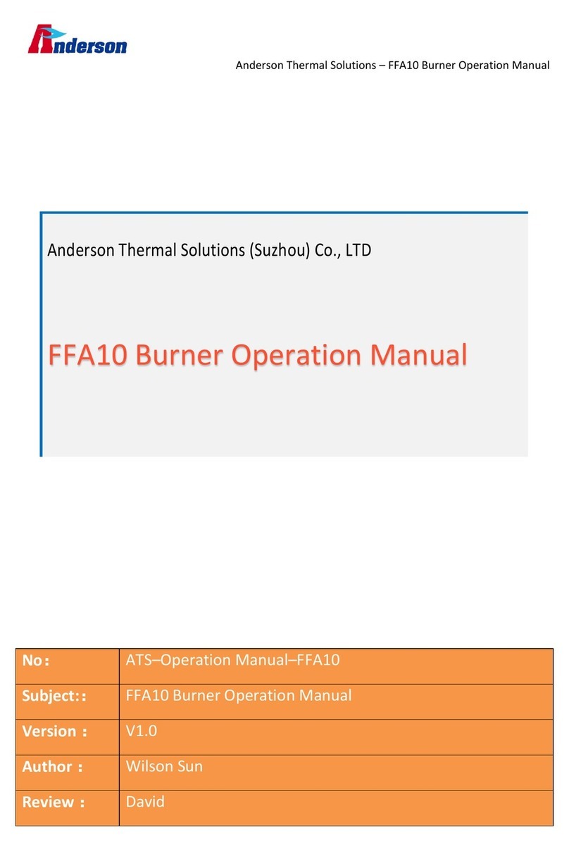 Anderson FFA10 Operation manual