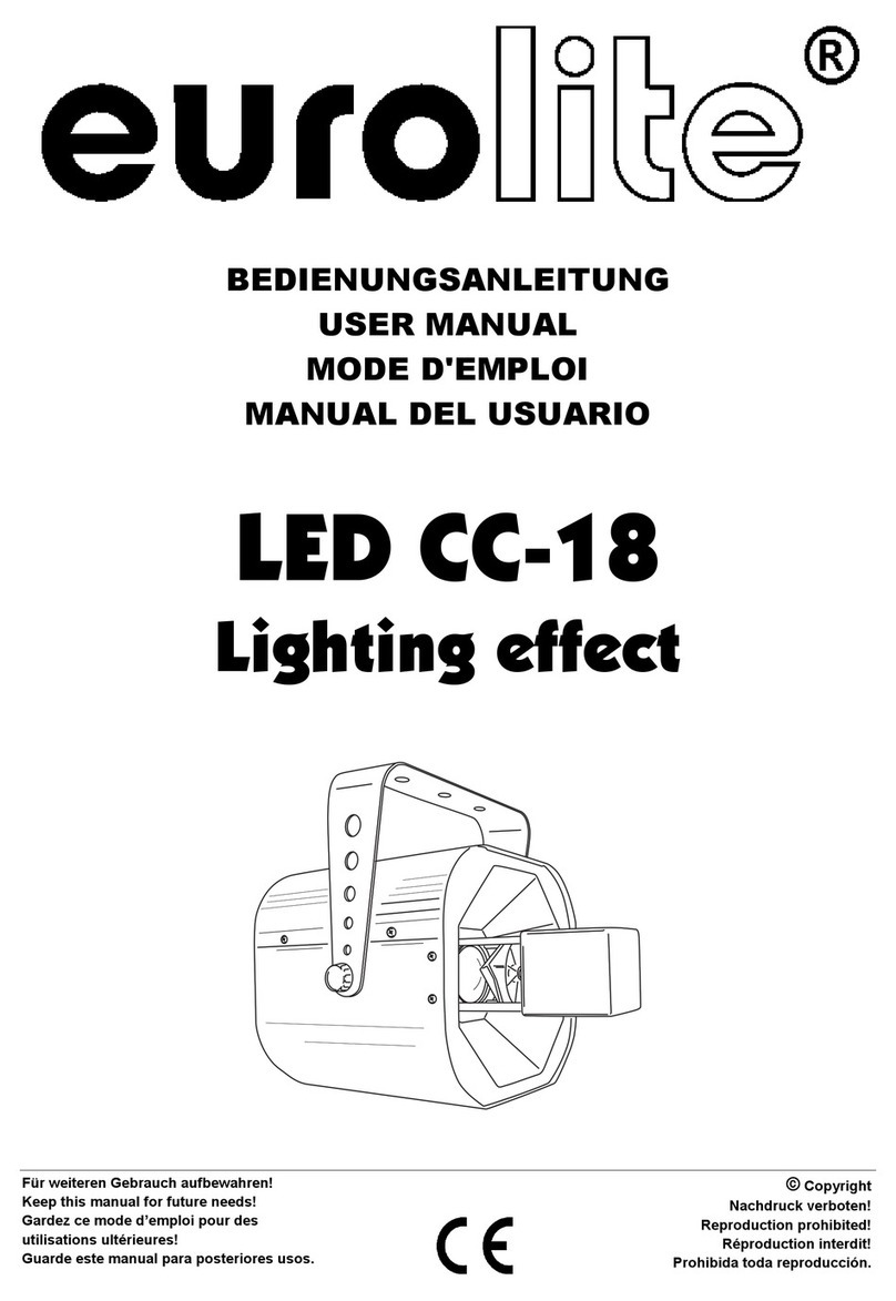 EuroLite LED CC-18 Lighting effect user manual