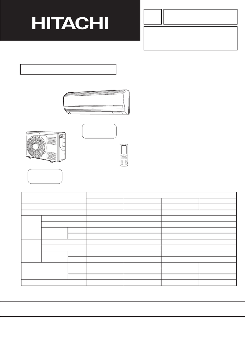 Hitachi RAS-10JH4 User manual Hitachi RAS-10JH4 User manual
