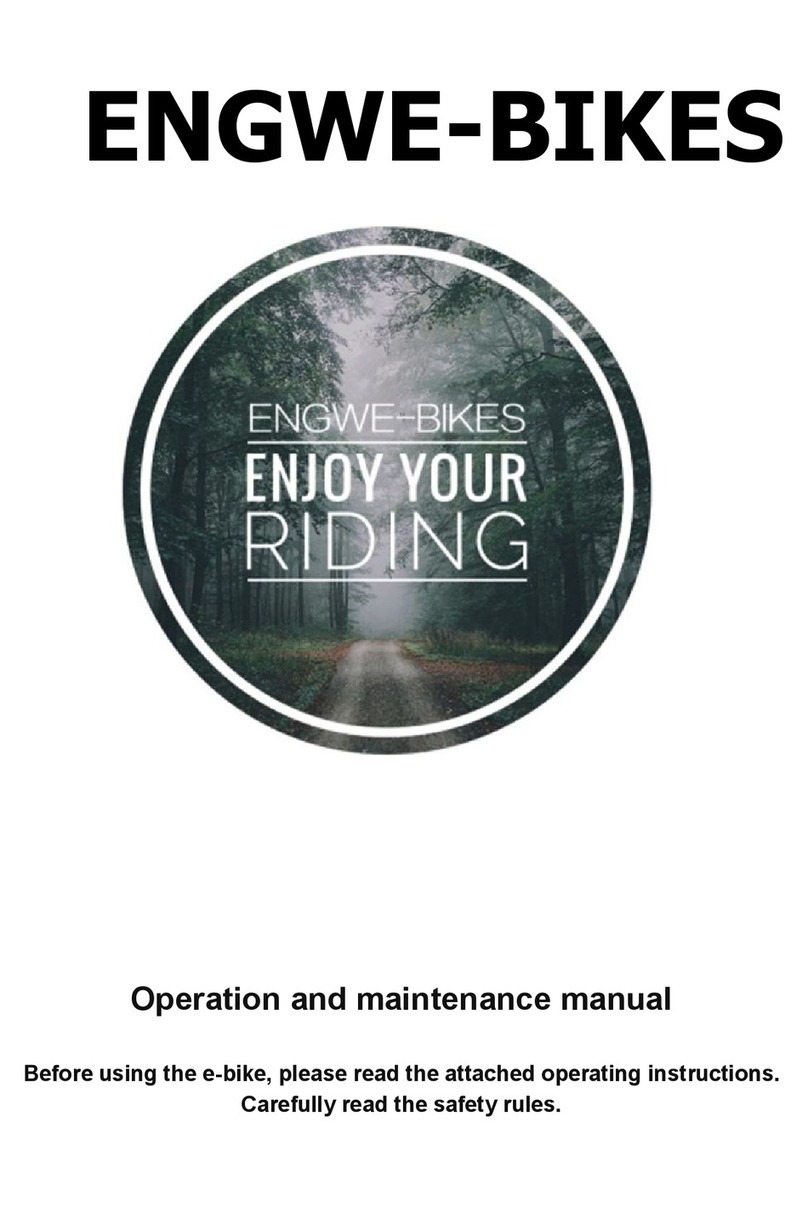 ENGWE-BIKES X5 Operation and maintenance manual