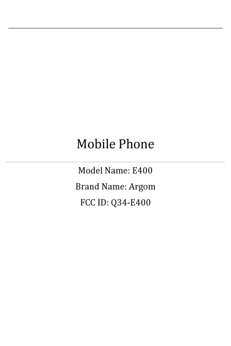Argom E400 User manual