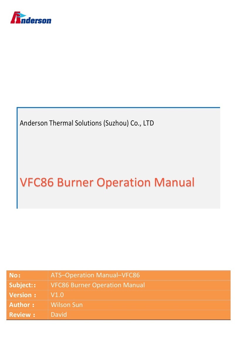 Anderson VFC86 Operation manual