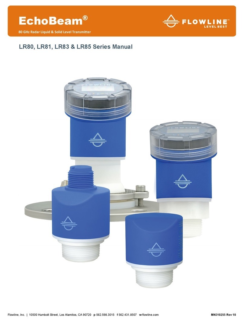 FlowLine EchoBeam LR80 Series manual