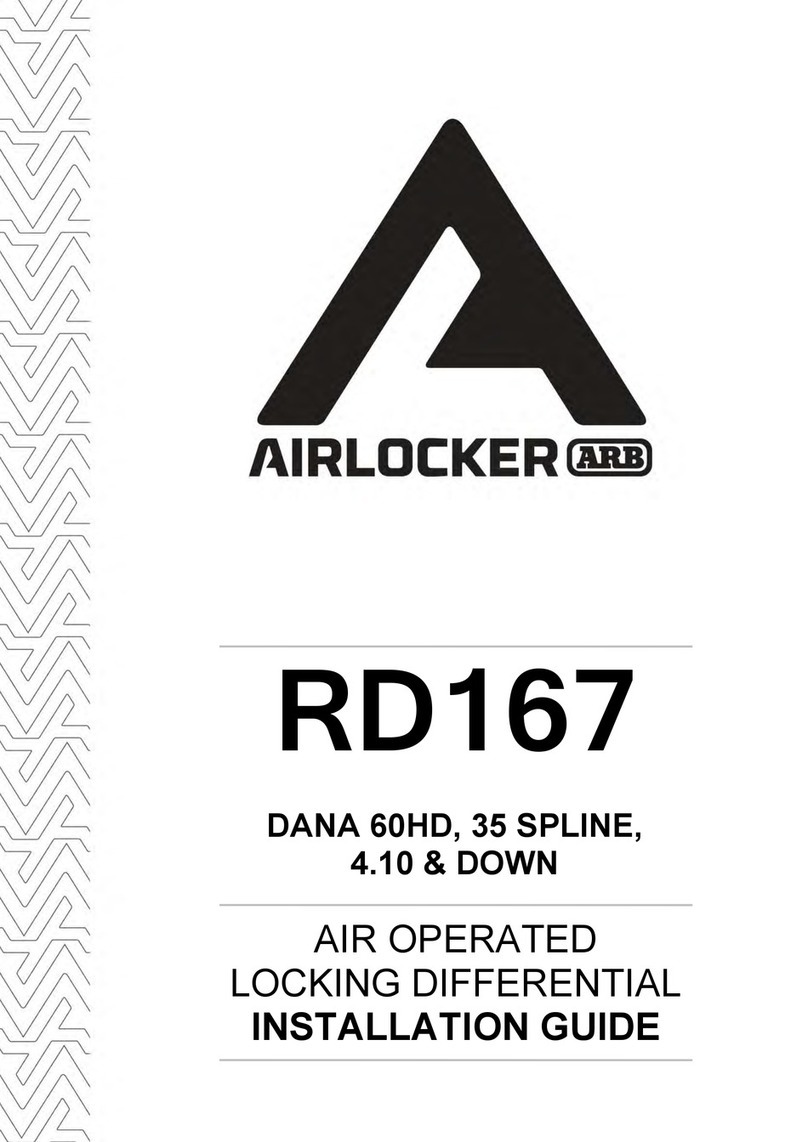 ARB Airlocker RD167 installation guide