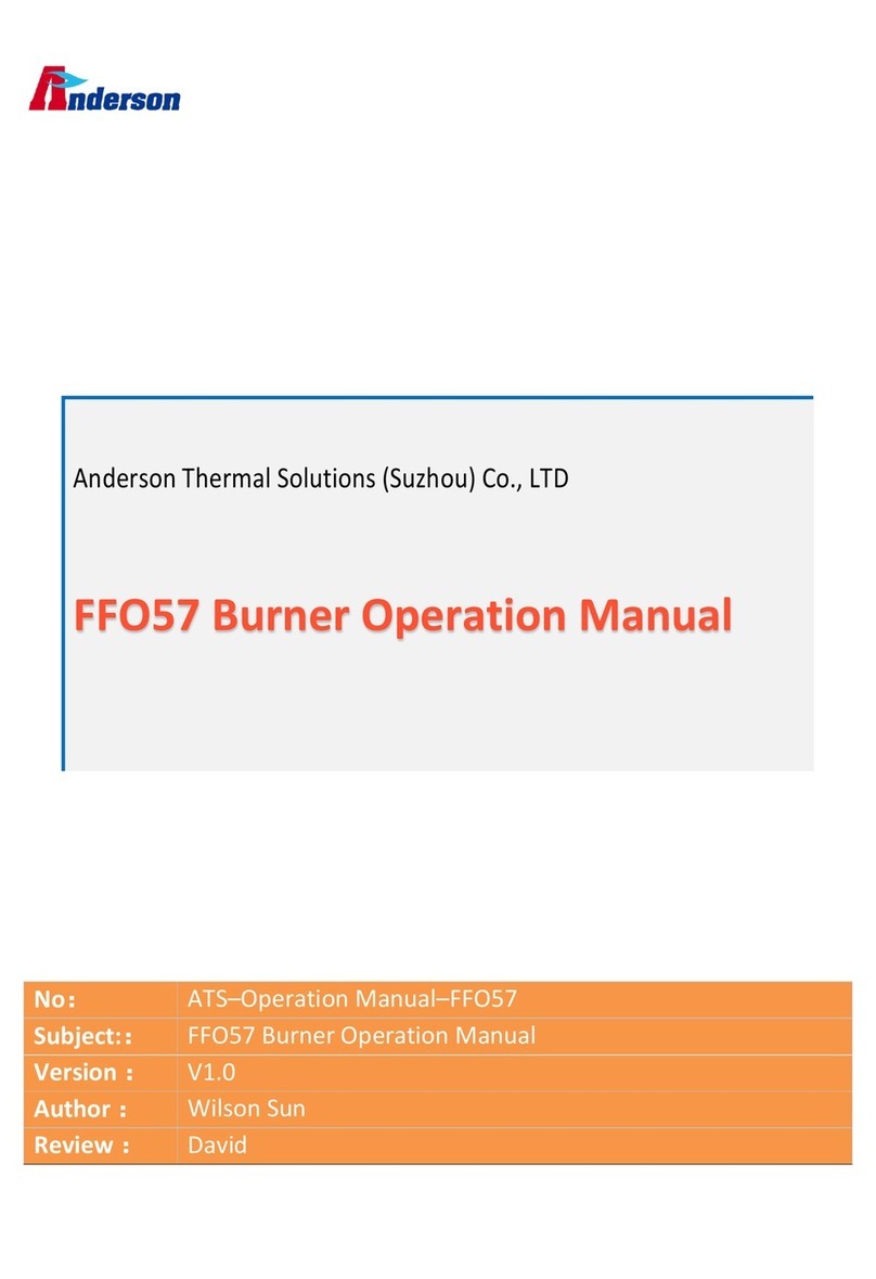 Anderson FFO57 Operation manual