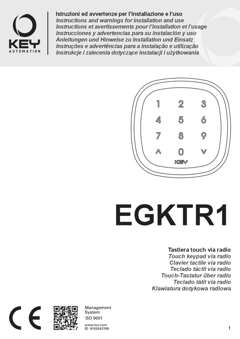 Keyautomation EGKTR Technical specifications