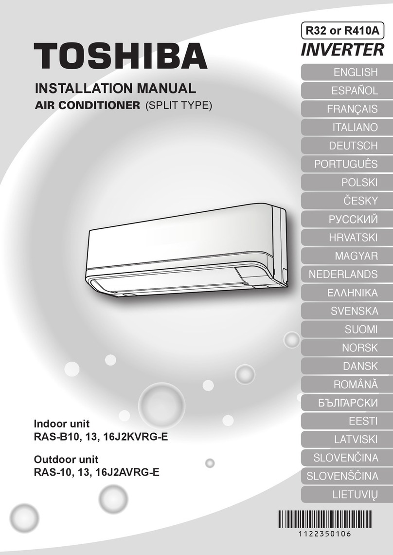 Toshiba RAS-B10J2KVRG-E User manual