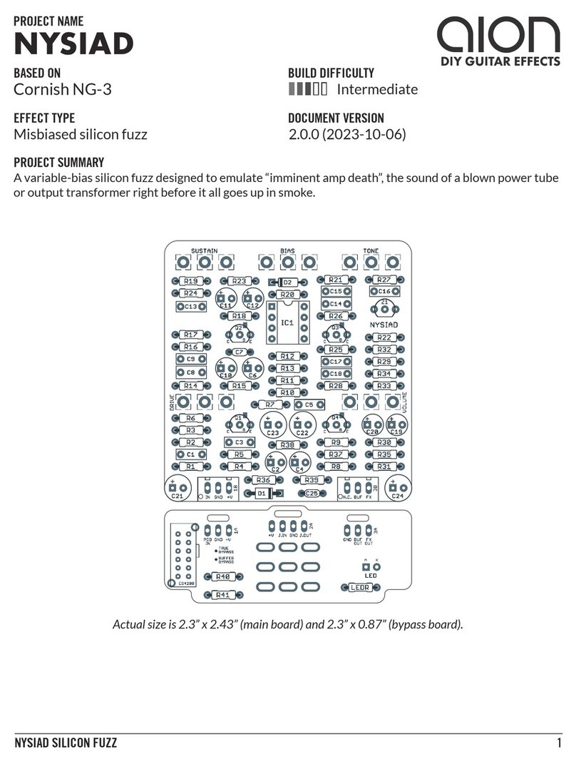 aion NYSIAD Silicon Fuzz User manual