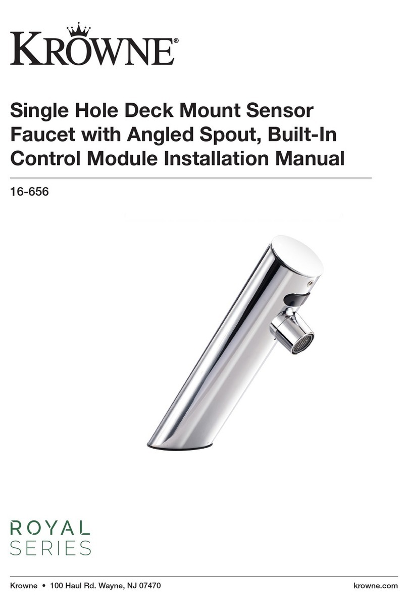 Krowne ROYAL 16-656 installation manual Krowne ROYAL 16-656 installation manual