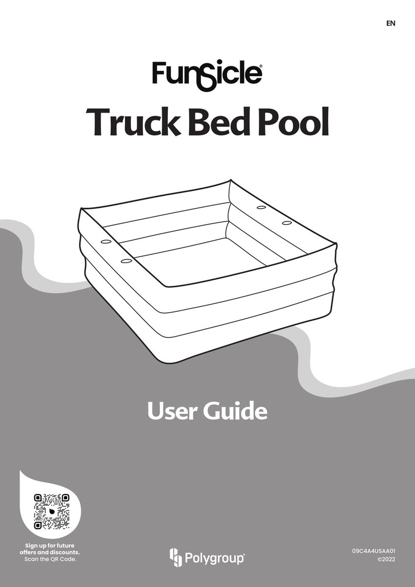 Polygroup FunSicle Truck Bed Pool user guide