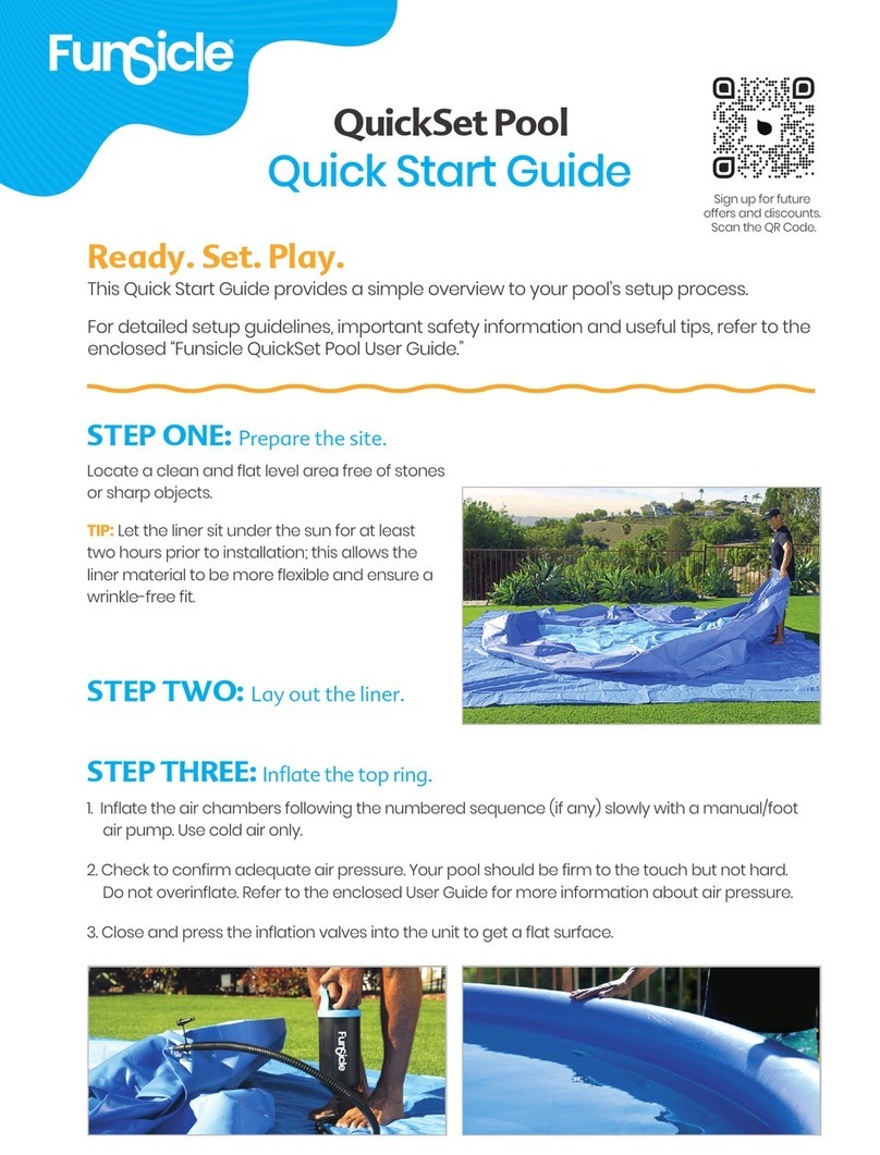 Polygroup FunSicle QuickSet Pool quick start guide